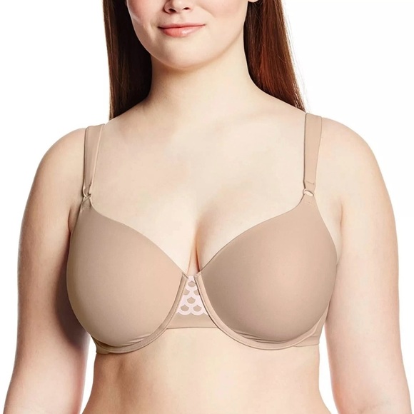 NWT Olga Seamless Underwire Fit You To A Tee Contour -Tan Nude Bra 38DD  #35145 - Picture 1 of 15